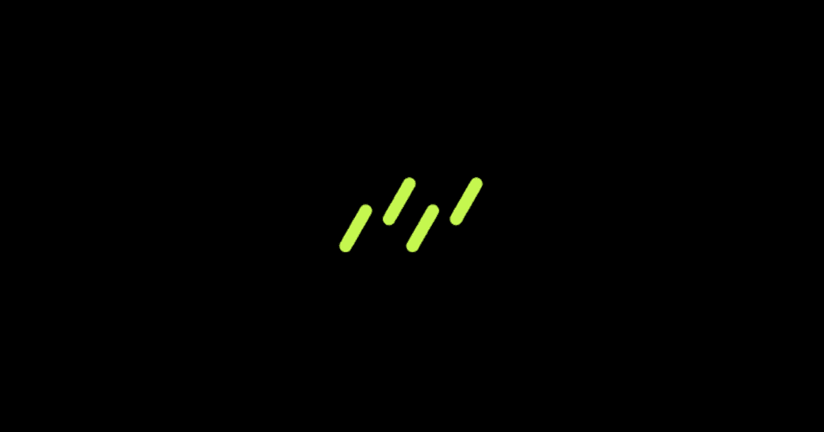 Drizzle ORM logo with yellow loading bars on black background